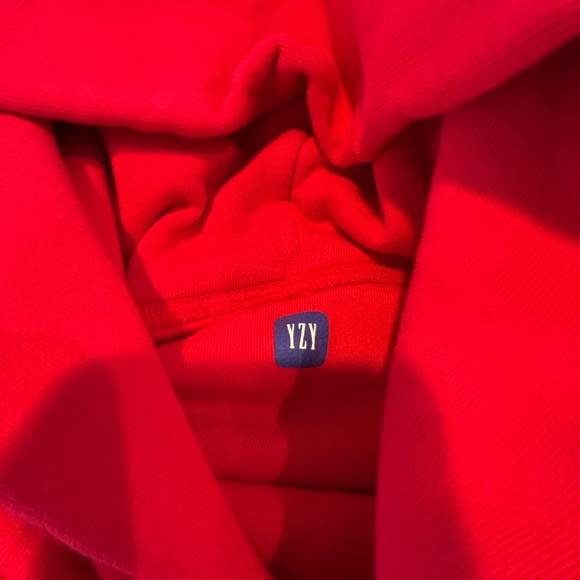 Women's YZY GAP Classic Red Hoodie - Picture 2 of 2
